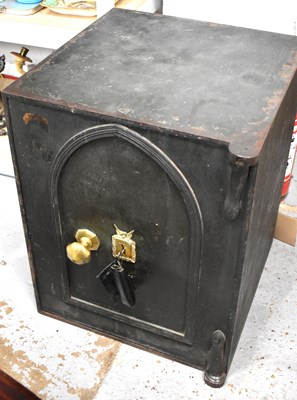 Lot 400 - A Victorian Milners fire resistant safe with...