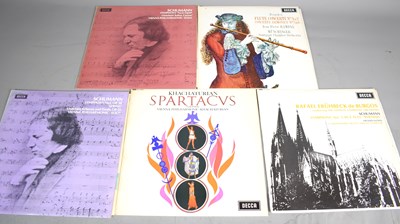 Lot 284 - A group of five classical vinyl records on the...