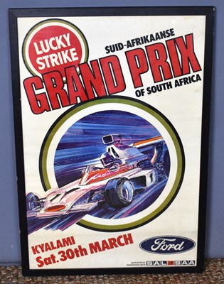 Lot 177 - An original Formula 1 Grand Prix of South...