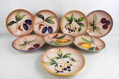 Lot 172 - A set of eight German Rosenthal Keramik dishes,...