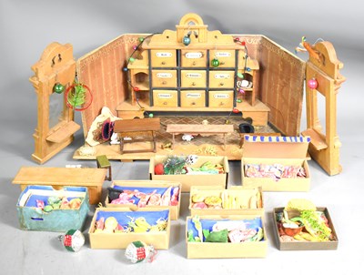 Lot 310 - A vintage German dolls haberdashery shop, with...