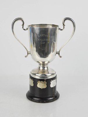 Lot 35 - An Indian silver trophy, awarded for the...