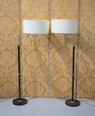 Lot 276 - A pair of modern contemporary style lamp...