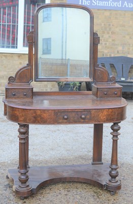 Lot 377 - A Victorian ladies dressing table with...