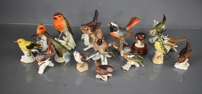 Lot 146 - A quantity of Goebel model birds.