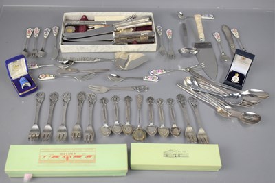 Lot 462a - A group of Danish silver cutlery to include...