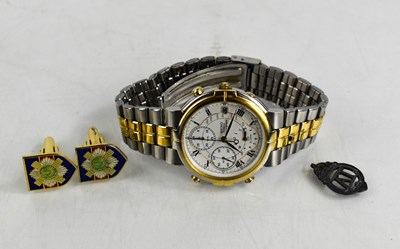 Lot 29 - A gents Seiko wristwatch, pair of cufflinks...