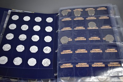 Lot 219 - An album of Change Checker commemorative coins...