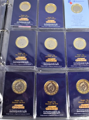 Lot 219 - An album of Change Checker commemorative coins...
