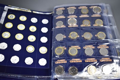 Lot 219 - An album of Change Checker commemorative coins...