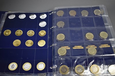 Lot 219 - An album of Change Checker commemorative coins...
