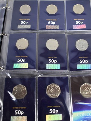Lot 219 - An album of Change Checker commemorative coins...