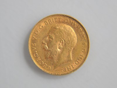 Lot 230 - A George V gold half sovereign, dated 1911.