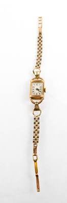 Lot 397 - A vintage 9ct gold ladies cocktail watch, of...