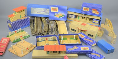 Lot 51a - A large quantity of Hornby Dublo track, boxed...