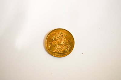 Lot 18 - A Victorian full gold sovereign dated 1895.