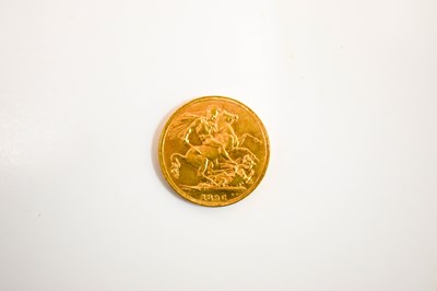 Lot 111 - A Victoria full gold sovereign dated 1896.