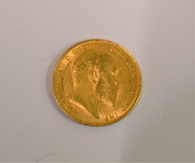 Lot 128 - An Edward VII full gold sovereign dated 1906.