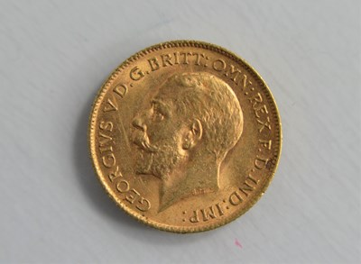 Lot 140 - A George V gold half sovereign dated 1911.