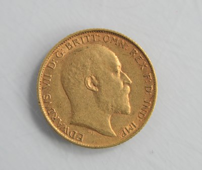 Lot 141 - An Edward VII gold half sovereign dated 1906.