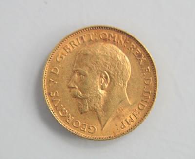 Lot 147 - A George V gold half sovereign dated 1912.