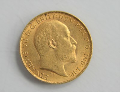 Lot 149 - An Edward VII gold half sovereign dated 1906.