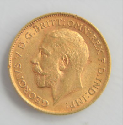 Lot 161 - A George V gold half sovereign dated 1911.