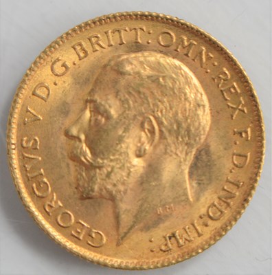 Lot 163 - A George V gold half sovereign dated 1912.