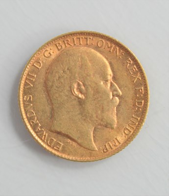 Lot 164 - An Edward VII gold half sovereign dated 1906.