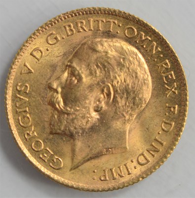 Lot 167 - A George V gold half sovereign dated 1912.