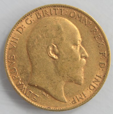 Lot 170 - An Edward VII gold half sovereign dated 1902.