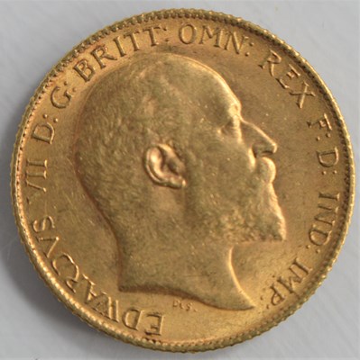 Lot 173 - An Edward VII gold half sovereign dated 1906.