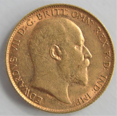 Lot 174 - An Edward VII gold half sovereign dated 1907.