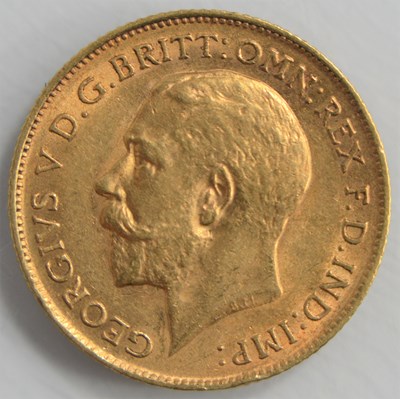 Lot 176 - A George V gold half sovereign dated 1911.