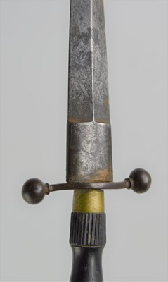 Lot 230 - A 19th century Masonic "Memento Mori" dagger...