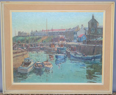 Lot 387 - Alan Reid Cook (1920 - 1974): oil on board,...