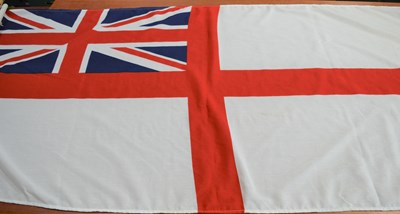 Lot 227 - A large Royal Air Force Ensign flag together...