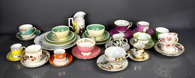 Lot 175 - A large group of cups and saucers, to include...