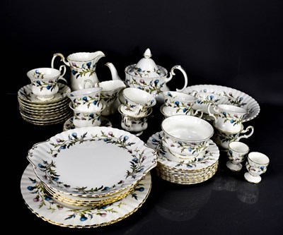 Lot 123 - A Royal Albert Brigadoon pattern tea service.