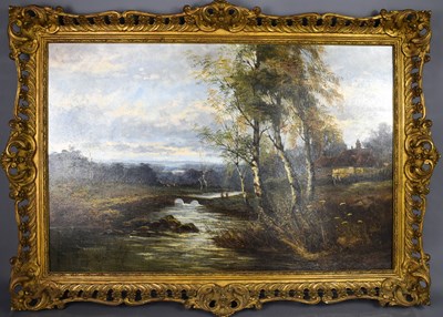 Lot 424 - S. Pasmore (19th century): river landscape...