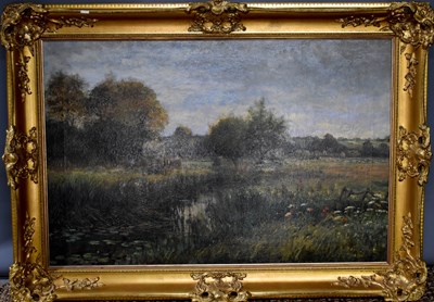 Lot 425 - Savile Flint (19th century): river landscape...