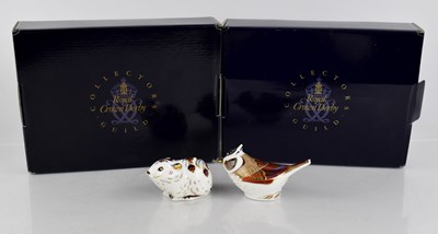 Lot 138 - A Royal Crown Derby Collectors Guild Crested...