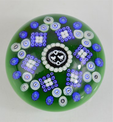 Lot 82 - A Baccarat gridel and millefiori paperweight...