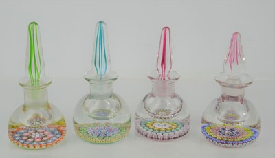 Lot 76 - Four Perthshire millefiori glass paperweights...