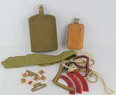 Lot 353 - A group of military related items to include...