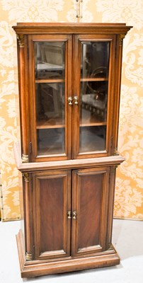 Lot 441 - A 20th century display cabinet of small...