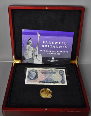 Lot 368 - A cased coin and bank note 2010 Farewell...