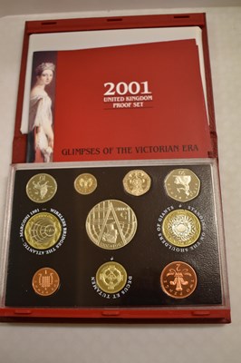 Lot 362 - A set of proof coins, 2001 Glimpse of the...