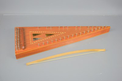 Lot 365 - A traditional Bowed Psaltery by Robert Longstaff.