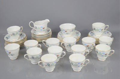 Lot 185 - A Colclough "linden" part tea service to...